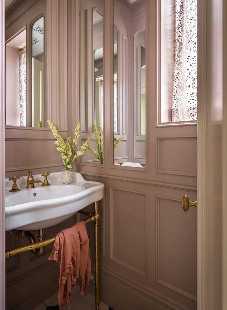 Alt tag for pink-powder-room-interior-design-cococozy