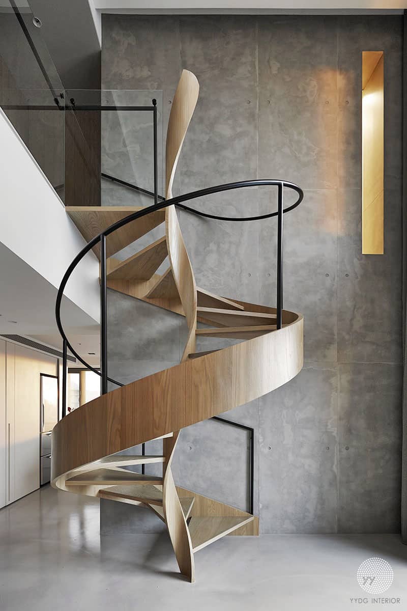 Sculptural staircase